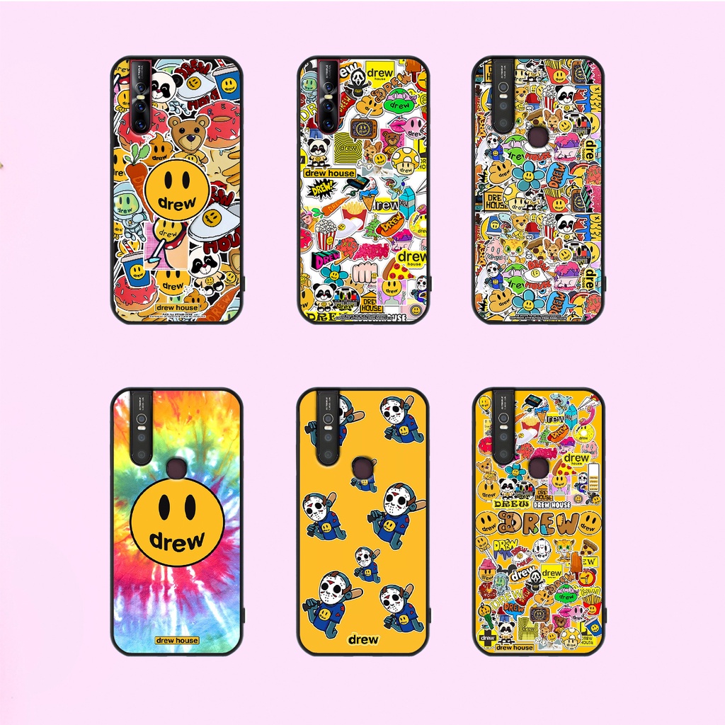 Ốp lưng Vivo V15 / V15 Pro in hình drew mascot, skull, shark.Ốp drew cute,cool ngầu
