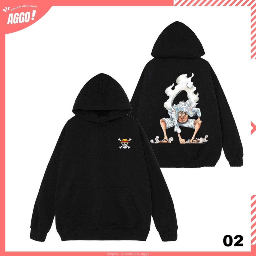 Áo Hoodie Nỉ Anime One Piece, Luffy Gear 5. Áo Nỉ Dày Dặn Phong Cách Trẻ Trung Năng Động Form Rộng Nam Nữ Đủ Size