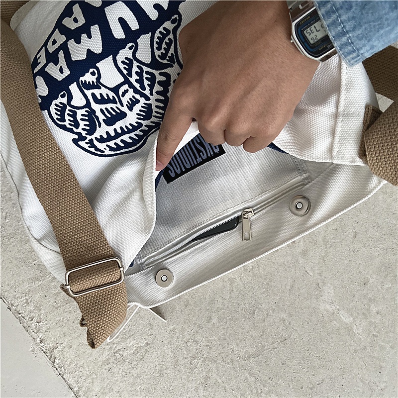 Túi Human Made trắng 9ty