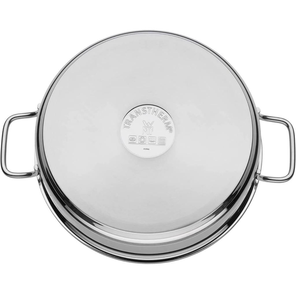 Nồi lẩu hấp đa năng WMF 28cm 5L lẩu, hấp, rán, áp chảo kèm vung kính