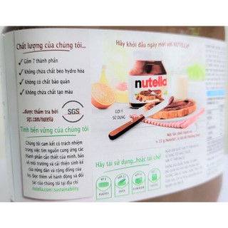 [HỘP (nhựa) LỚN 680g] BƠ HẠT PHỈ PHẾT CACAO [Australia] NUTELLA Hazelnut Spread with Cocoa