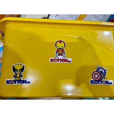 Hình dán Sticker Icotton hình siêu anh hùng