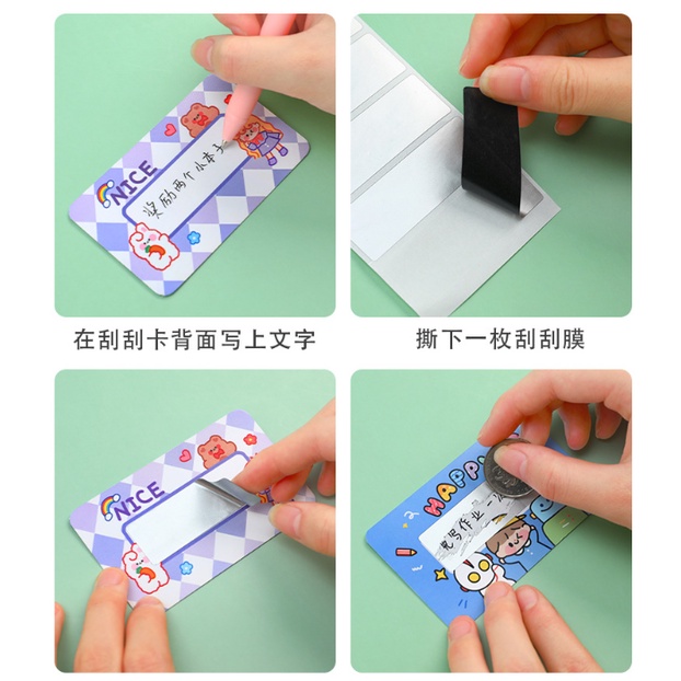 Set 20 thẻ cào may mắn - lucky card tự tạo rất thú vị
