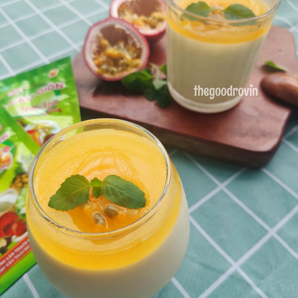 Bột Rau Câu Dẻo Rovin làm Thạch, Rau Câu, Miến, Bánh Cuốn Keto, Low Carb (Hộp 12 gói x 10g)