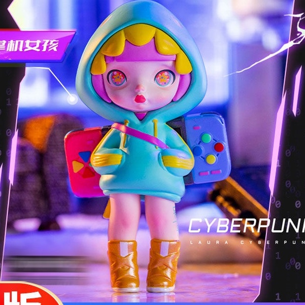 ❤ TOYCITY❤ Laura Cyberpunk Series bilnd box.Đồ chơi hợp thời trang.Quà.BÚP BÊ.mô hình nhân vật