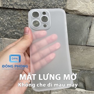 Combo 2 Ốp Lưng Trong Nhám Unibody iPhone 14 PRO MAX Siêu Mỏng