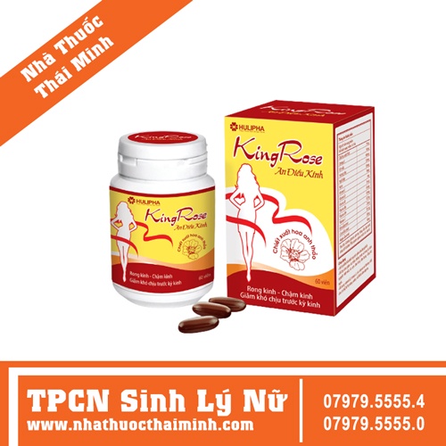 Viên uống điều hòa kinh nguyệt kingrose an điều kinh - ảnh sản phẩm 1