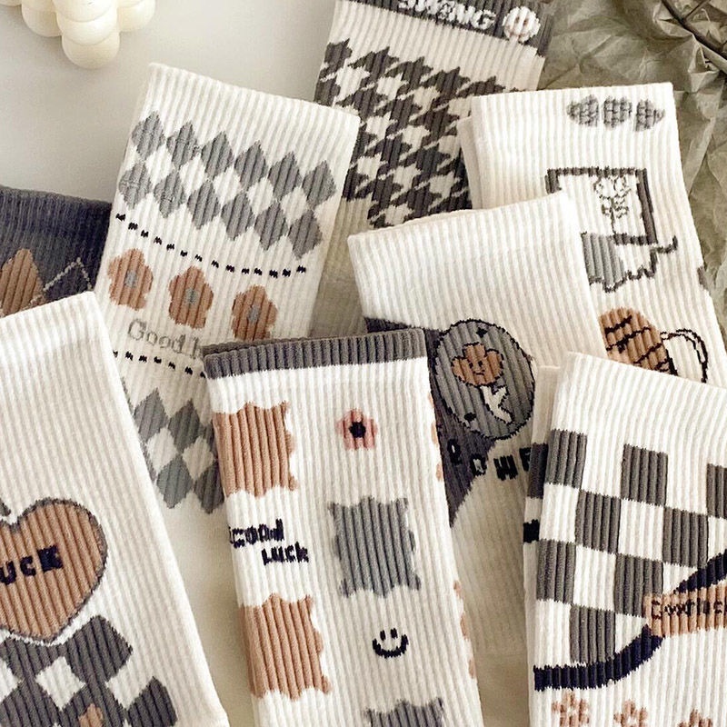 Hàng Có Sẵn Vớ Trung Bình Thời Trang Thu Đông Dành Cho Nữ