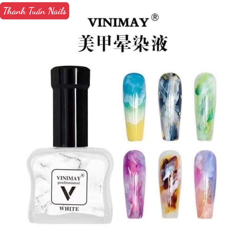 Cồn loang vinimay set 12 chai bán lẻ .Chính hãng ,trang trí móng Nail  - Phụ kiện đồ nail Thanh Tuấn