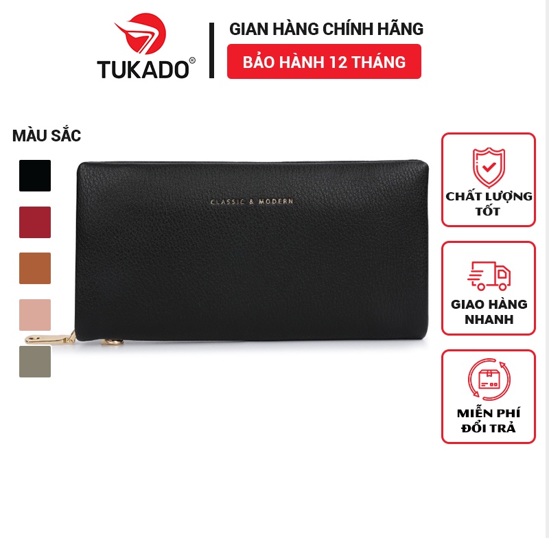 Ví Nữ Dài Cầm Tay Dự Tiệc Chính Hãng Tailian Đựng Tiền Điện Thoại Da Cao Cấp Cực Đẹp Nhiều Ngăn Tiện Dụng TL41