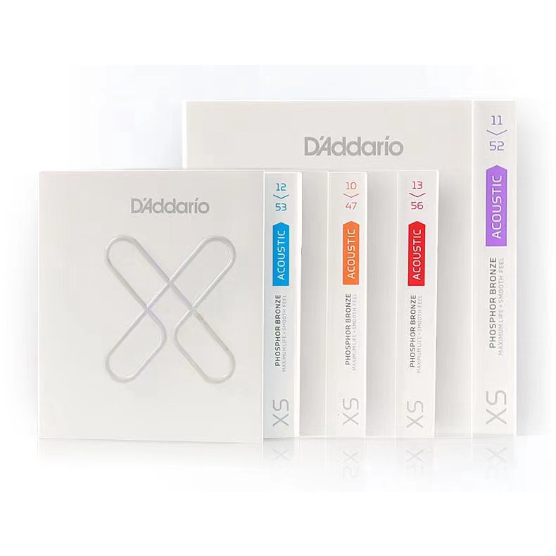 Bộ Dây Đàn Guitar Bằng Đồng Phủ Phosphor - XSAPB1152 - Maximum Life Với Tông 6 Dây Đàn Guitar - 11-52 Li Tùy Chỉnh