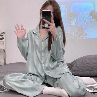 [Freeship - Ảnh thật] Bộ pizama lụa 3 màu siêu xinh