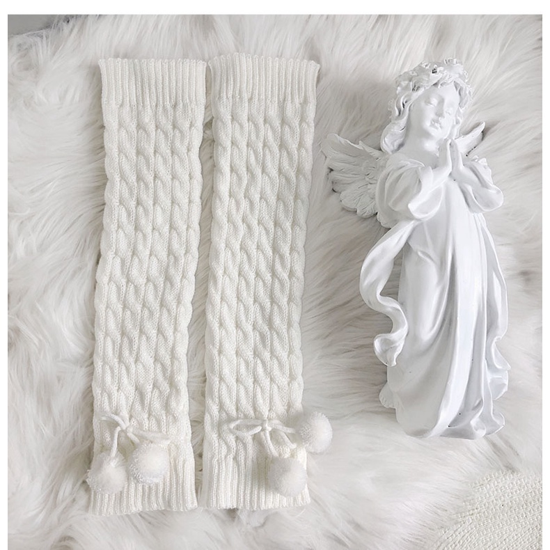 Sẵn - Tất vớ găng tay len  phong cách jk, lolita