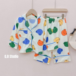 Set pijama gấu 4 màu Q.B Studio