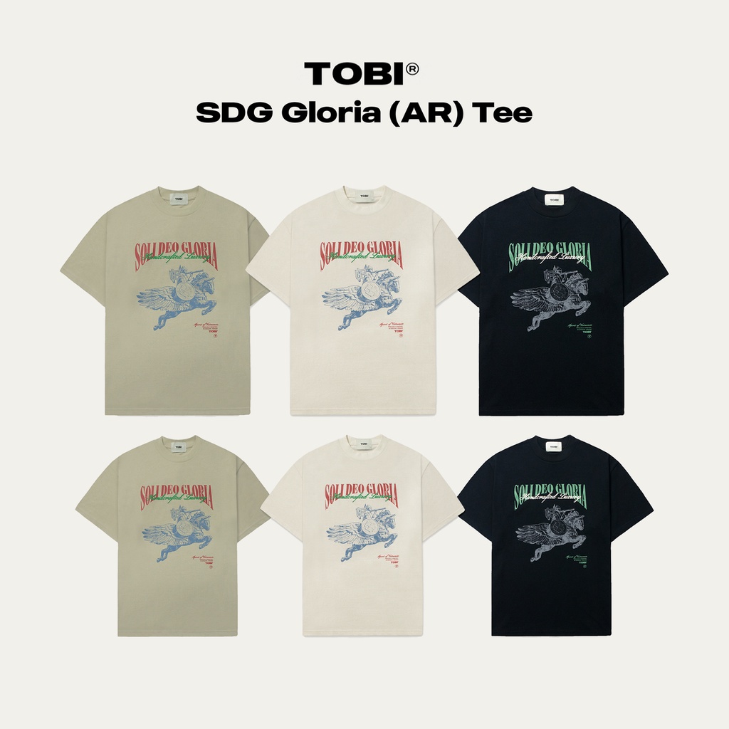 Áo thun tay lỡ cho nữ SDG Gloria AR TOBI