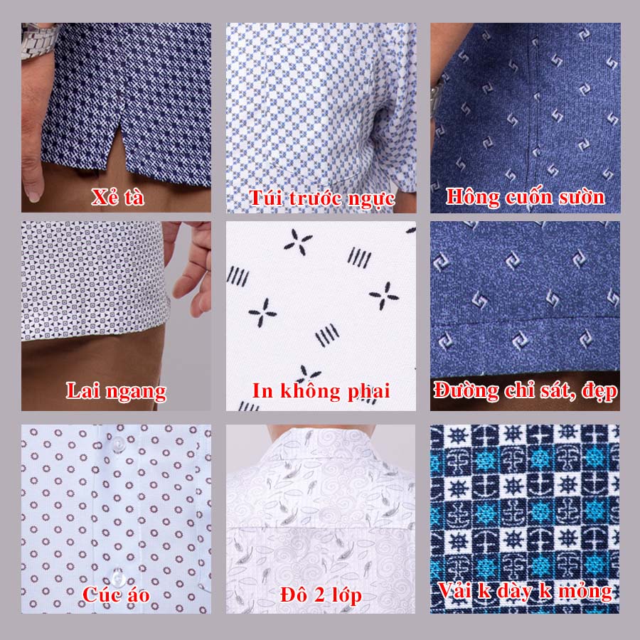 Sơ Mi Nam bigsize 10XL Cho Người từ 130kg-140kg vải cotton