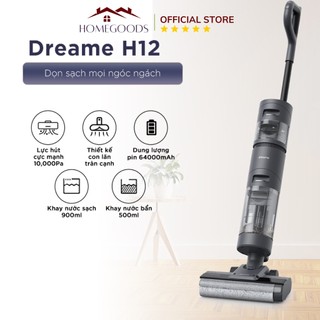 Máy lau sàn hút bụi không dây cầm tay dreame h12, bản quốc tế - HGMST