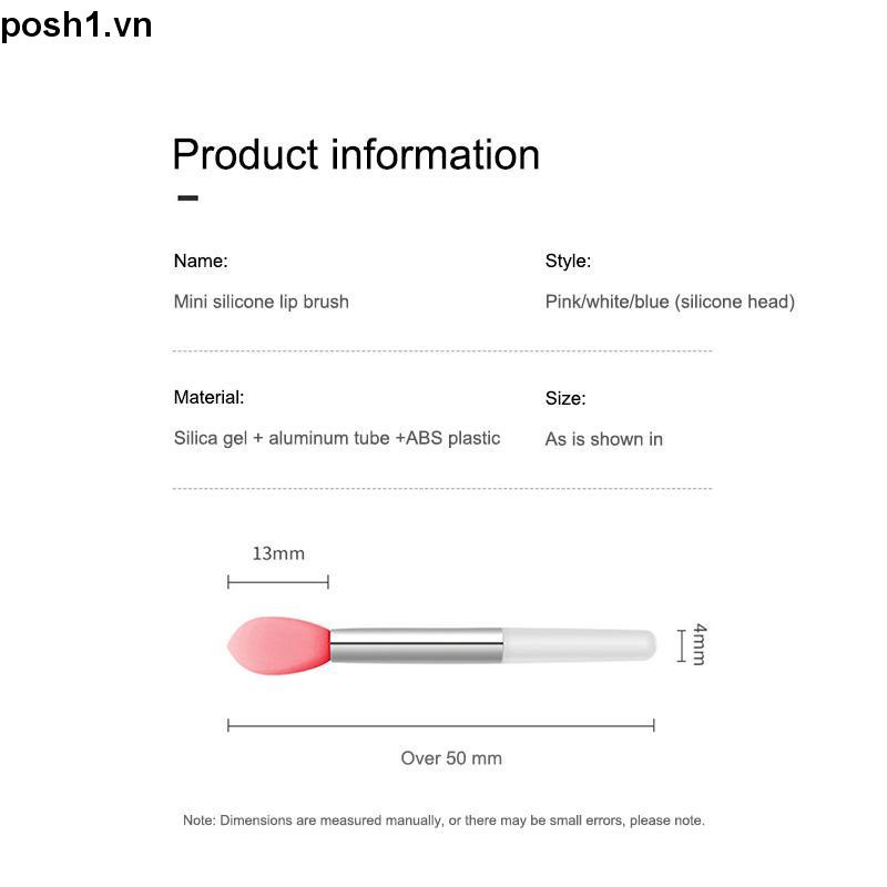 💌Cọ Môi Silicon Thoa Son Dưỡng Mặt Nạ Môi Kèm Túi Đựng