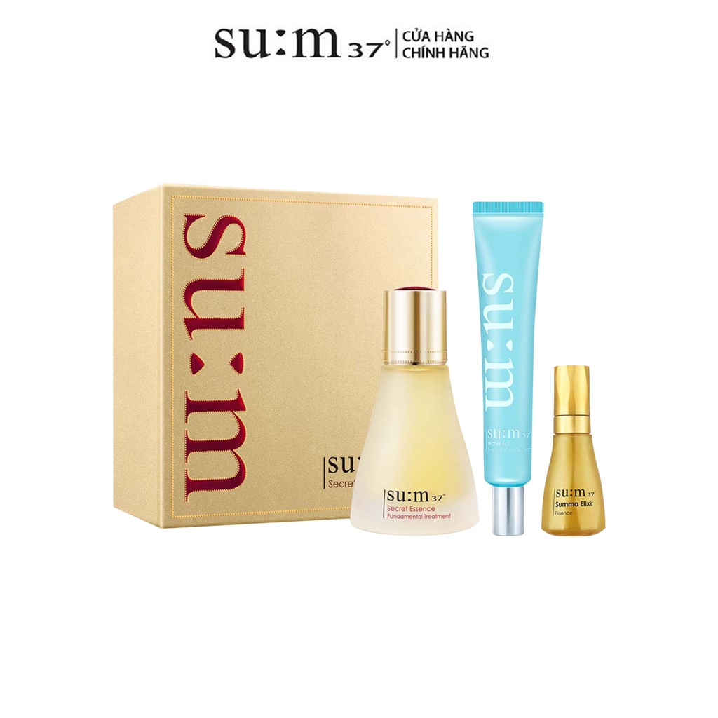 [HB Gift] Bộ sản phẩm dưỡng da toàn diện 3 trong 1 Sum37 Best-seller kit