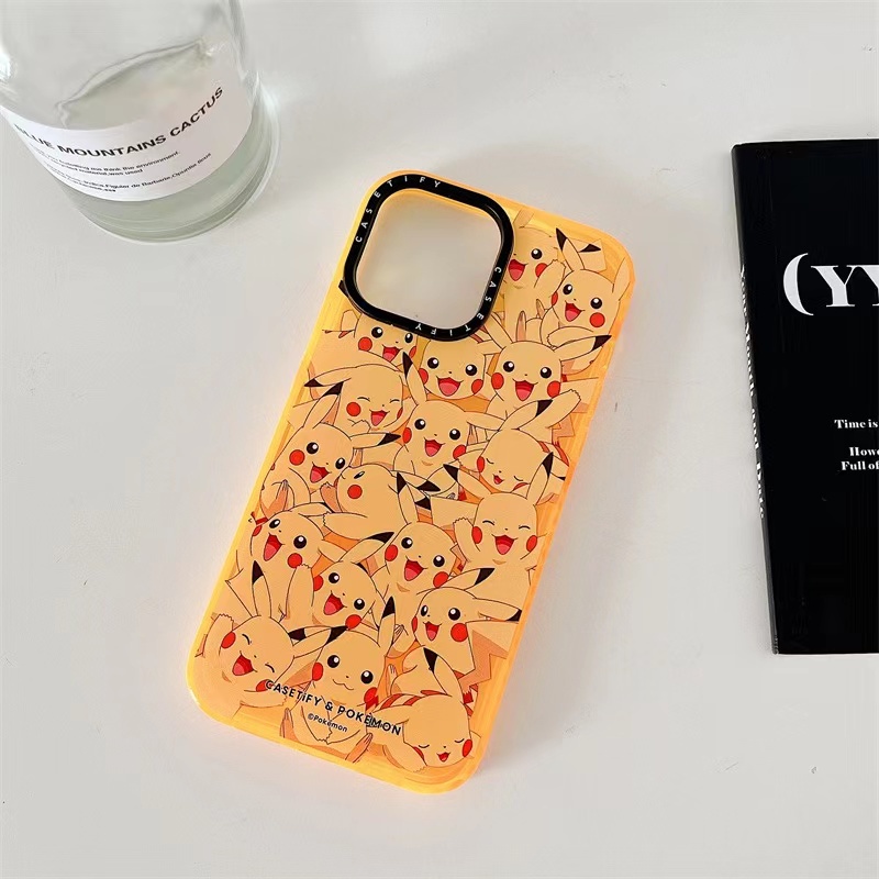 Ốp Điện Thoại In Hình Pikachu Cho iPhone 14 13 12 11 Pro MAX X XS MAX XR