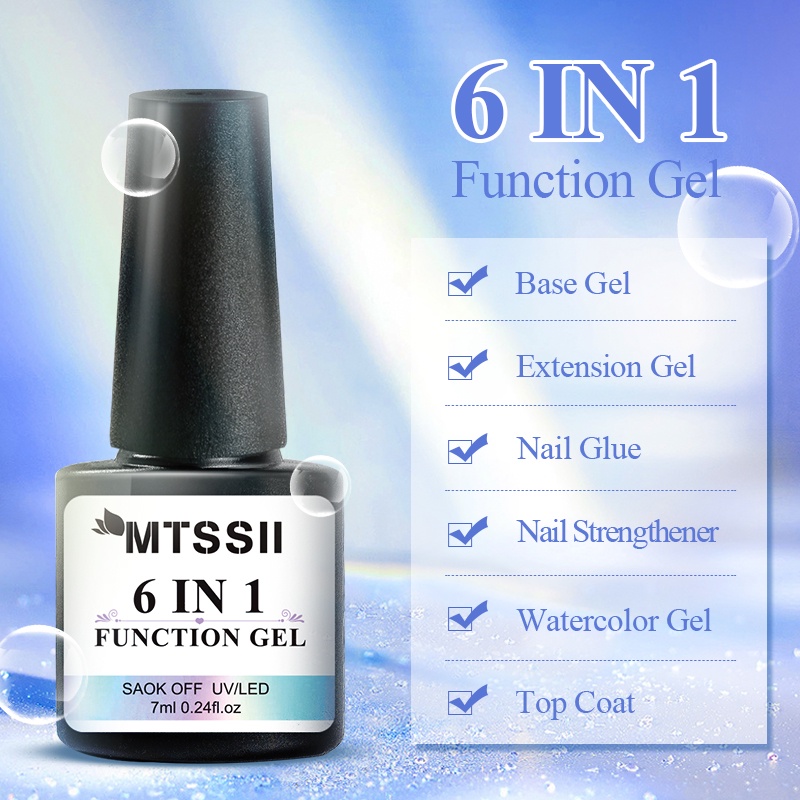 Gel móng tay MTSSII MTSSII 6 trong 1 mở rộng đa năng 7ml