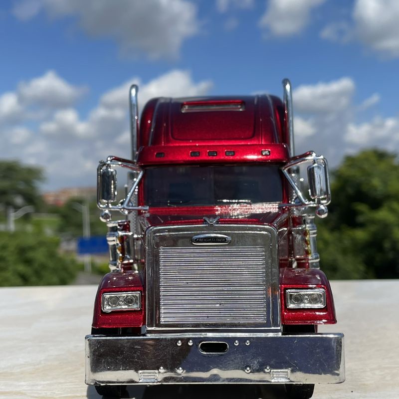 Xe mô hình đầu kéo container hợp kim 1:32