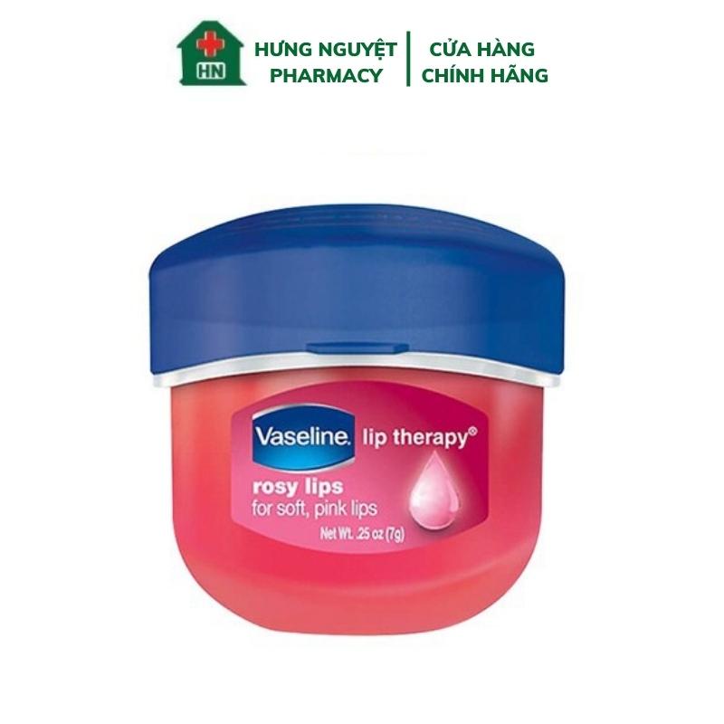 Son dưỡng môi Vaseline cấp ẩm mềm mịn môi hương original rosy lips 7g Mỹ