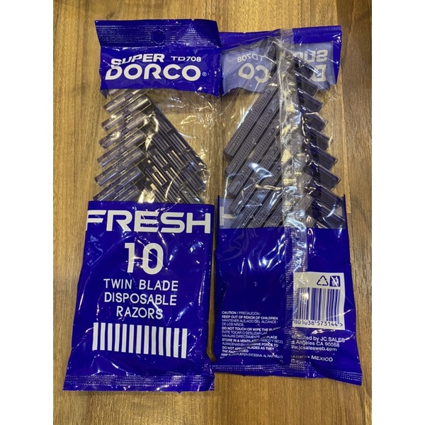 Set 10 dao cạo râu super Dorco