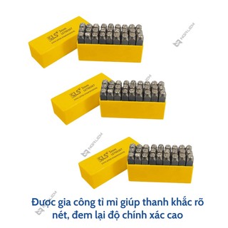Đóng chữ bộ Xuôi LS+ (27 món) (2mm; 3mm; 4mm; 5mm; 6mm; 8mm; 10mm) (BỘ)