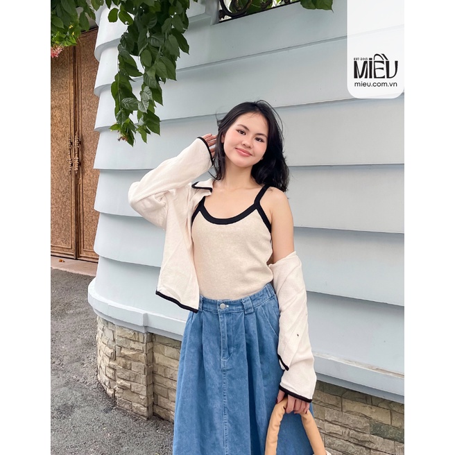 Áo hai dây summer top Miều cá tính quyến rũ AK325