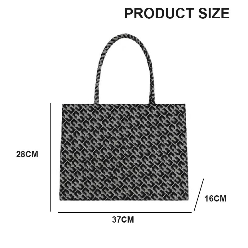 Mischa Túi vải Sức Chứa Lớn In Họa Tiết Thời Trang Chất Lượng Cao