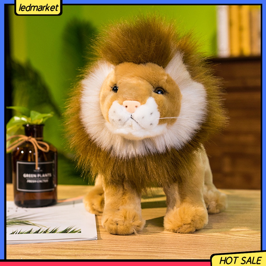 Đồ chơi nhồi bông hình sư tử đáng yêu thích hợp làm quà tặng cho bé