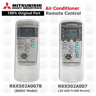 Điều khiển từ xa Mitsubishi Heavy Industries Air Con RKX502A007B / RKX502A007