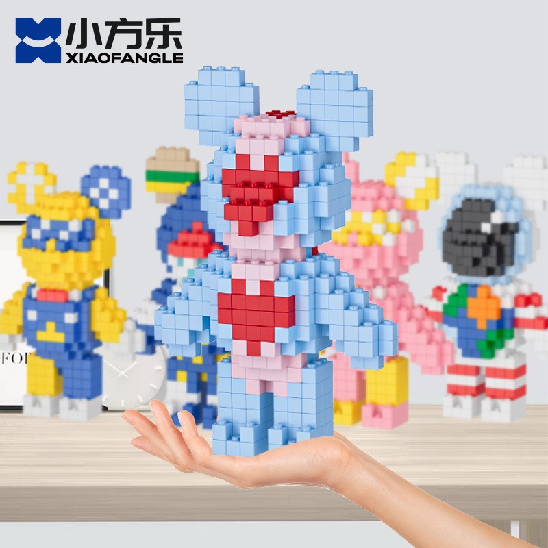 LEGO mô hình lắp ráp gấu bearbrick size 16cm [August store] BEARBRICK 16