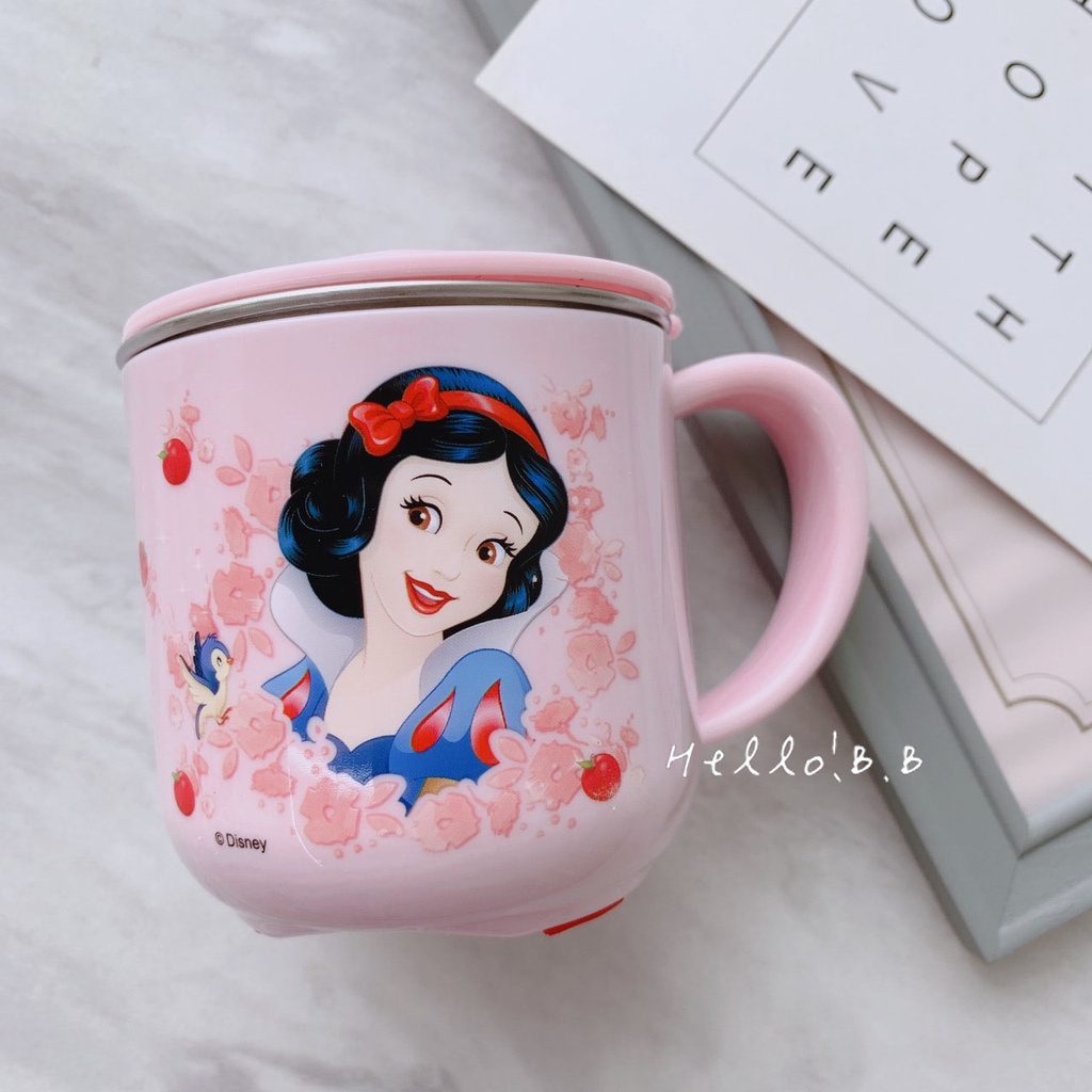 Cốc ly giữ nhiệt inox có quai Disney cho trẻ em bạch tuyết Snow White