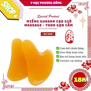 MIẾNG GUASHA CẠO GIÓ MASSAGE THÔNG KINH LẠC