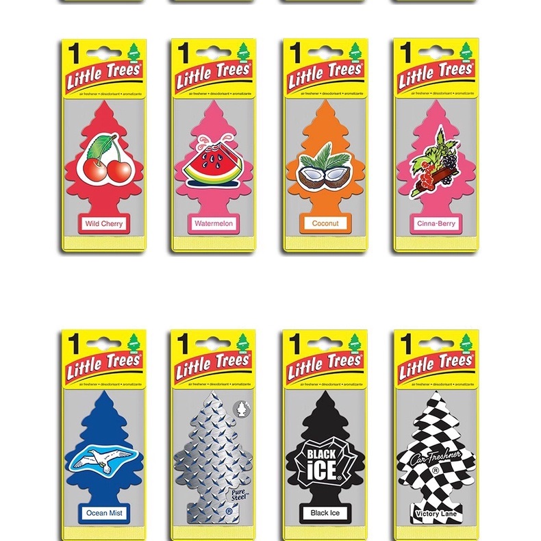 Lá thơm Little trees treo xe ô tô, lá thông thơm khử mùi ô tô phòng ngủ tủ quần áo | BigBuy360 - bigbuy360.vn