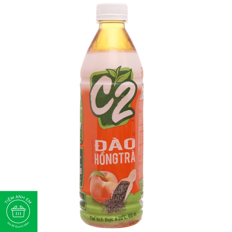 Hồng trà đào C2 Chai 455ml
