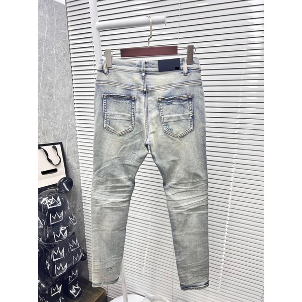 Quần Biker Siêu Cấp Vá Trắng Cao Cấp