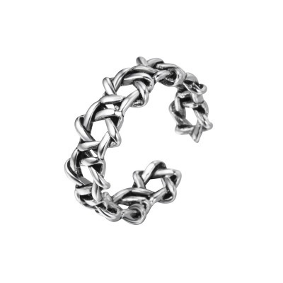 Nhẫn Hở Hình Ngôi Sao Phong Cách Retro Đơn Giản Cho Nữ