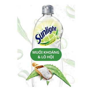 NƯỚC RỬA CHÉN THIÊN NHIÊN SUNLIGHT 370g Matcha trà xanh/ Muối lô hội