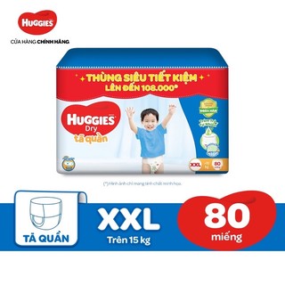Thùng tã quần huggies tiết kiệm m/l/xl/xxl