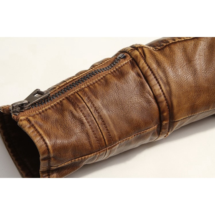 Áo khoác da nam cao cấp lót nhung siêu ấm thời trang 0040 nhiều màu