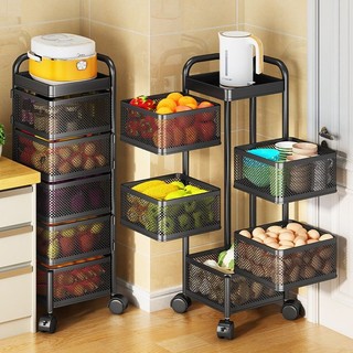 Kệ vuông xoay 3 tầng đa năng đựng rau củ quả và tiện ích nhà bếp - Rẻ nhất tốt nhất