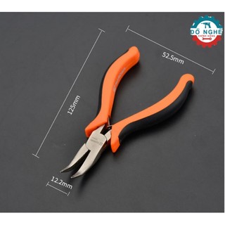 Kìm mini mũi cong chuyên dụng 4.5"