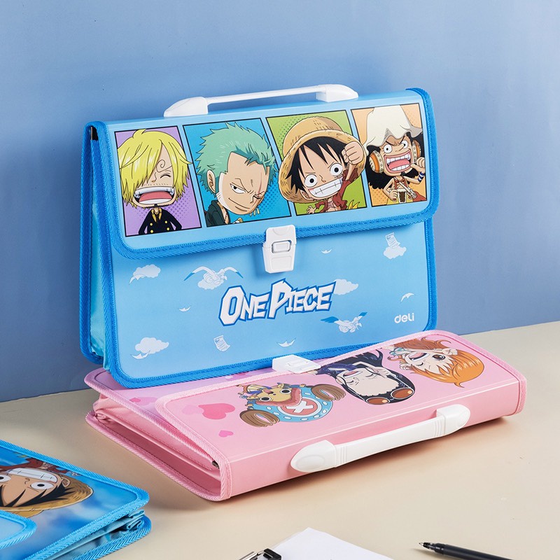 Cặp học sinh deli 2 ngăn One piece  - 1 chiếc - F620