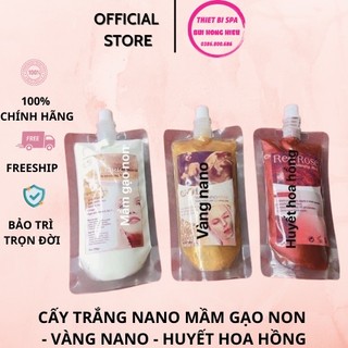  Cấy Trắng NaNo Mầm Gạo Non - Vàng Nano - Huyết Hoa Hồng - Sử dụng Tại Nhà Và Spa