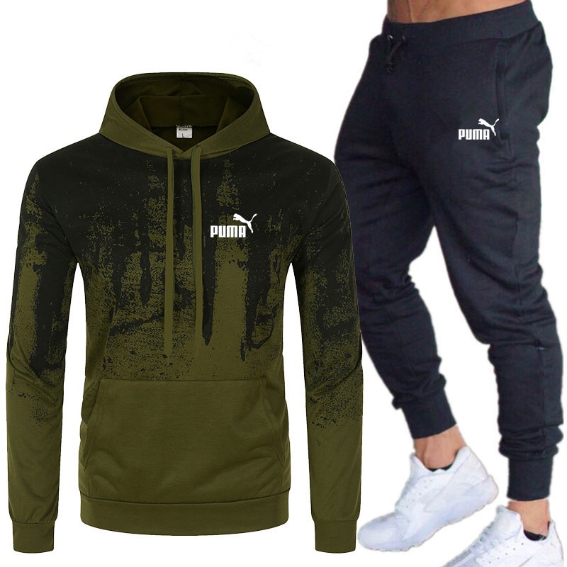 Bộ Áo hoodie + Quần Dài Thể Thao In Logo Puma Thời Trang Thu Đông 2022 Cho Nam