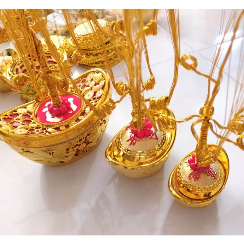 Sỉ 10 gốc sen, gốc thỏi vàng làm cây tài lộc, cây cành vàng lá ngọc Thuylamshop