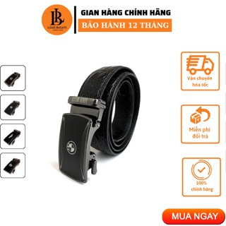 Mặt thắt lưng nam da bò thương hiệu LOUIS BUGATI thắt lưng nam thời trang